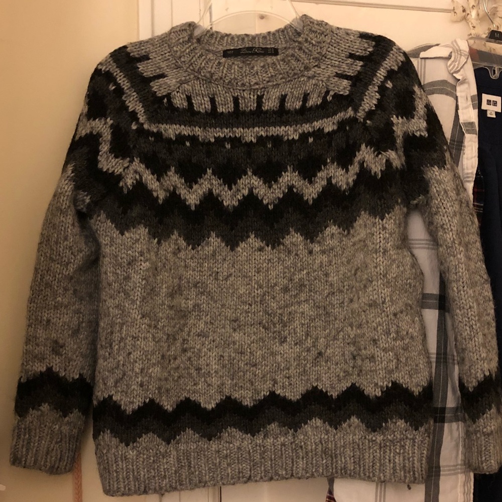 Zara Knit Patterned Sweater